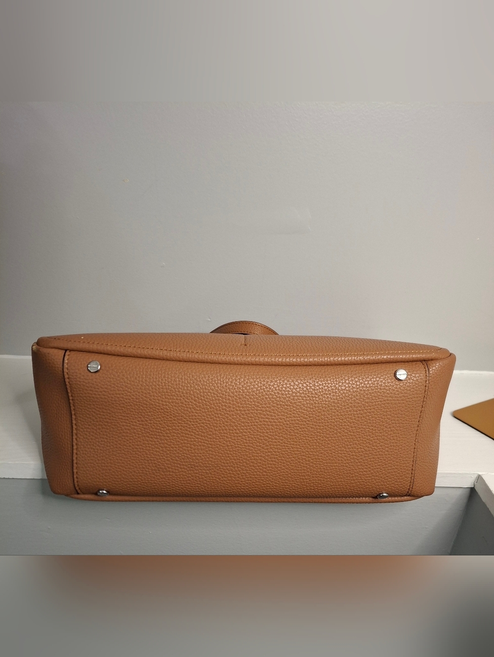 Calvin Klein Large Pebbled Tote Bag + New Lucky Brand Leather Wallet Cognac - Picture 6 of 7